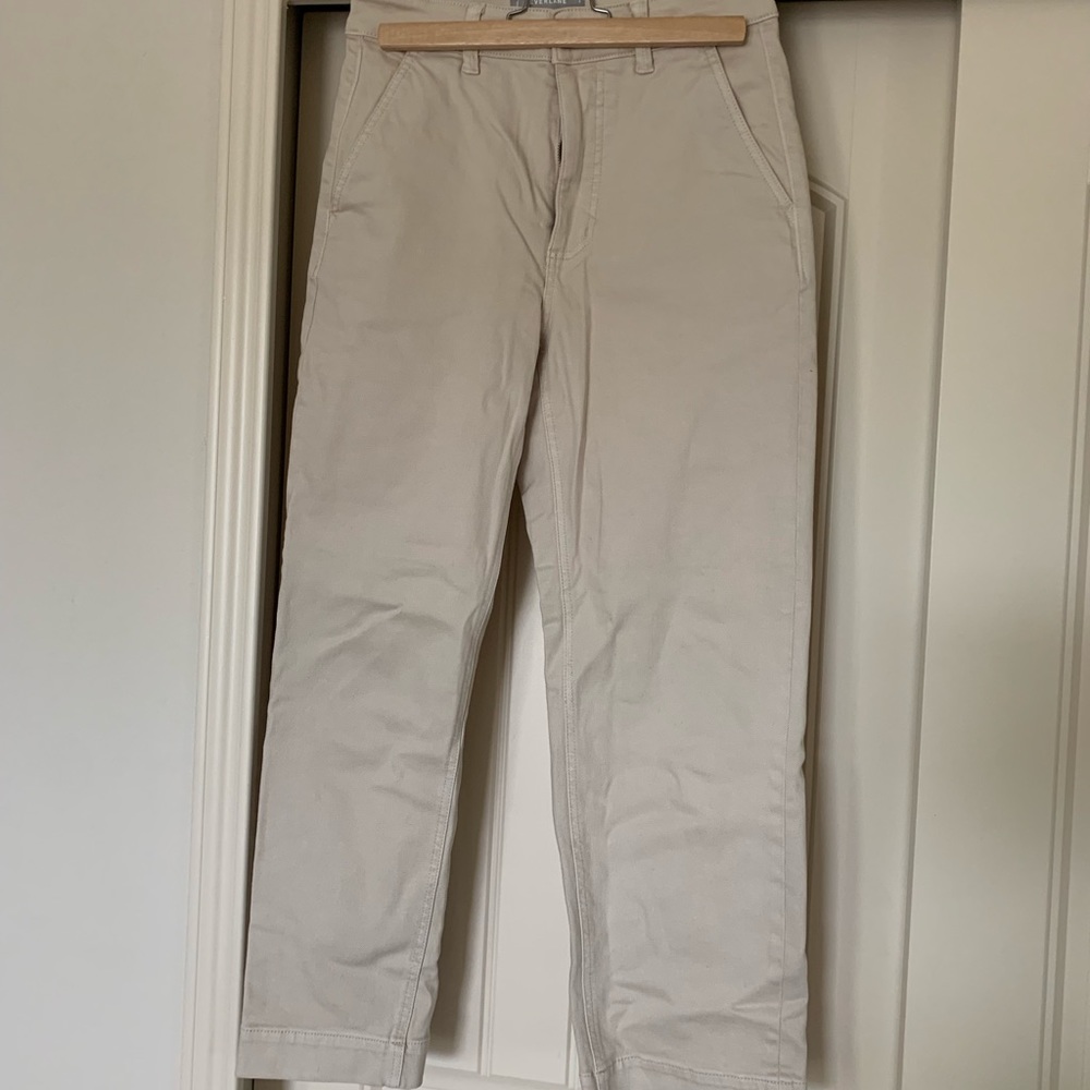 Everlane Cropped Straight Leg Pant